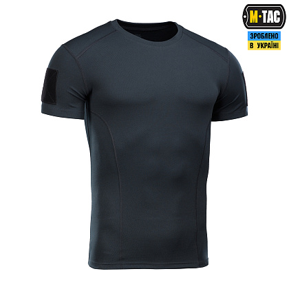 M-Tac футболка потоотводящая Athletic Velcro Dark Navy Blue– Милитарист - фото 3