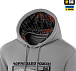 M-Tac кофта Hoodie Чорні Запорожці Cotton Hard Light Grey– Мілітарист - мініатюра 5