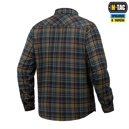 M-Tac сорочка Lumberjack Merino Cold Weather Blue/Yellow– Мілітарист - зображення 4