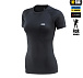 M-Tac футболка Ultra Light Polartec Lady Black– Мілітарист - мініатюра 1