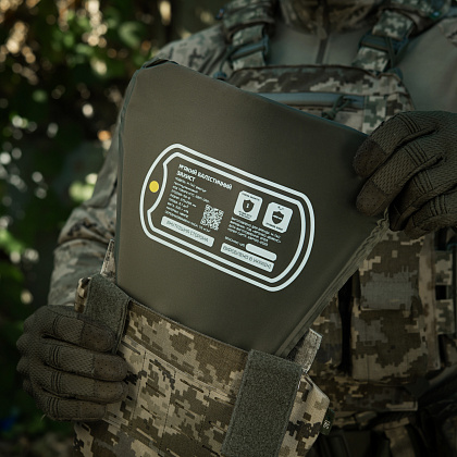 M-Tac фартук противоосколочный с баллистическим пакетом 1 класс (BRONYX) Laser Cut MM14– Милитарист - фото 14