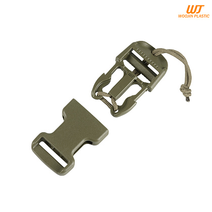 Woojin Plastic фастекс быстрого сброса Quick R/Pulling NTSR 25mm Olive– Милитарист - фото 3