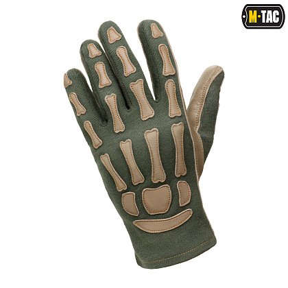 M-Tac рукавички Skeleton Nomex Olive/Coyote– Мілітарист - зображення 2