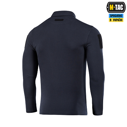 M-Tac поло тактичне довгий рукав 65/35 Dark Navy Blue - зображення 4 M-Tac поло тактичне довгий рукав 65/35 Dark Navy Blue– Мілітарист - зображення 4