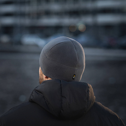 M-Tac шапка Watch Cap Elite флис (320г/м2) Dark Grey– Милитарист - фото 12