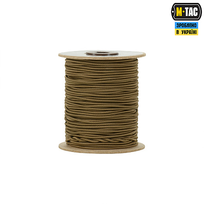 M-Tac паракорд Shock-Cord 3 mm 60m Coyote– Мілітарист - зображення 2