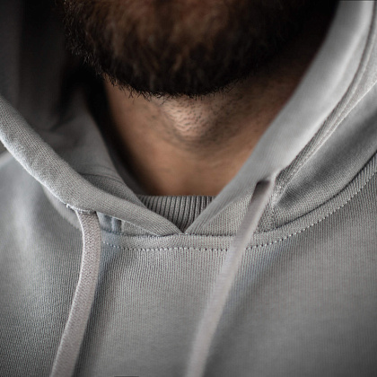 M-Tac кофта Hoodie Born by Revolution Oversize Hard Light Grey– Мілітарист - зображення 20