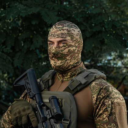 M-Tac балаклава-ніндзя потовідвідна NGU Camo– Мілітарист - зображення 6