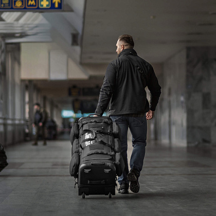 M-Tac сумка транспортна 185л Black– Мілітарист - зображення 66