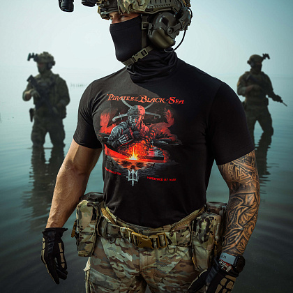 M-Tac футболка Pirates of the Black sea Black– Мілітарист - зображення 15