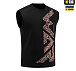 M-Tac футболка безрукавка WAR Cotton Hard Black/Ash Rose– Милитарист - миниатюра 3
