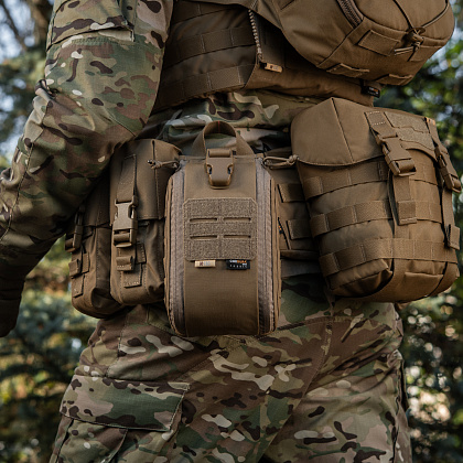 M-Tac подсумок медицинский Elite Rip Off Gen.II Coyote– Милитарист - фото 16
