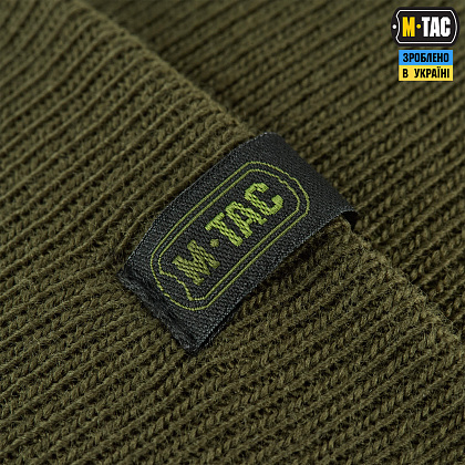 M-Tac шапка тонкая вязка 100% акрил Olive– Милитарист - фото 5