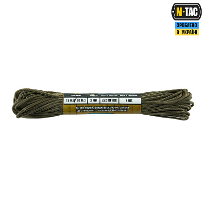 M-Tac паракорд 475 15m Coyote/Ranger Green Diamond– Мілітарист - зображення 2