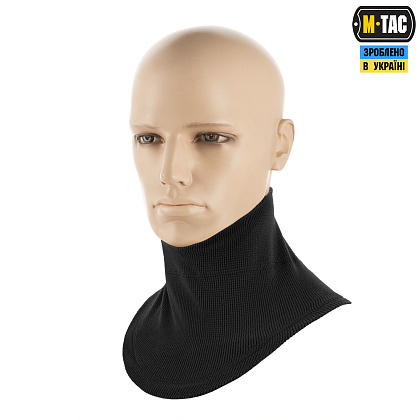 M-Tac шарф-труба анатомічний мікрофліс ріп-стоп Black– Мілітарист - зображення 2