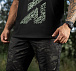 M-Tac футболка WAR Cotton Hard Black/Mint– Мілітарист - мініатюра 16