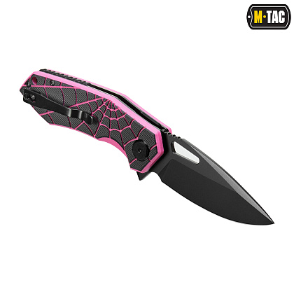M-Tac ніж складний Type 12 Spider Web Black/Pink (Сорт 2)– Мілітарист - зображення 3