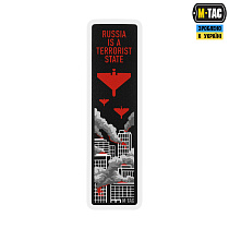 M-Tac наклейка russia is a terrorist state Black M-Tac наклейка russia is a terrorist state Black– Милитарист