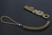  M-Tac шнур страховочный Lite комбинированый с D-кольцом и фастексом