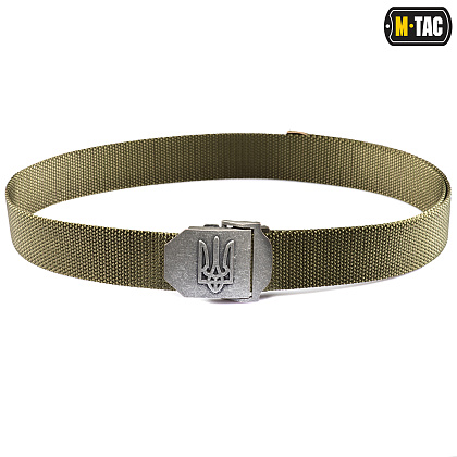 M-Tac ремінь з Тризубом Olive– Мілітарист - зображення 2