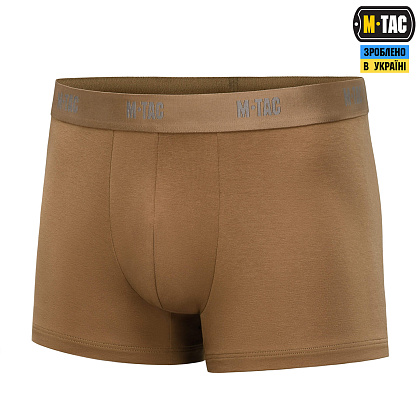 M-Tac труси Men Cotton Stretch Boxer Briefs Coyote Brown– Мілітарист - зображення 1