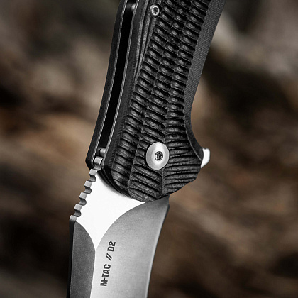 M-Tac ніж складний Type 21 Dragon skin Black/Steel– Мілітарист - зображення 13