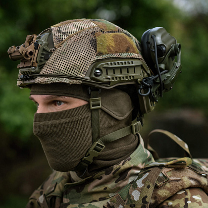 M-Tac шапка-підшоломник Gen.II мікрофліс ріп-стоп Dark Olive– Мілітарист - зображення 14