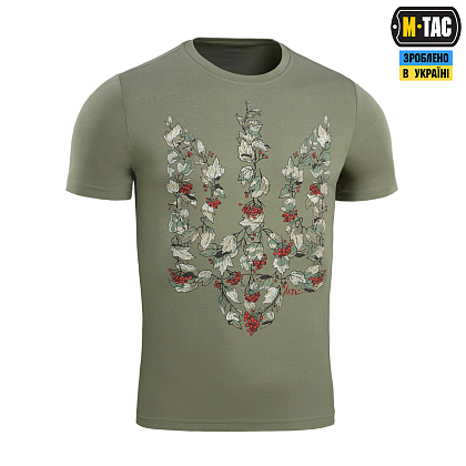 M-Tac футболка Тризуб калина camo Light Olive– Мілітарист - зображення 4