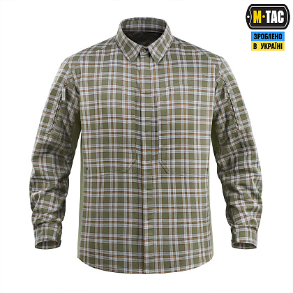M-Tac рубашка Tactical Cotton Shirt Olive/Grey– Милитарист - фото 2