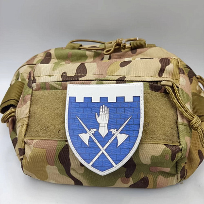 Шеврон ПВХ ЗСУ 101 окрема бригада охорони Генерального Штабу імені генерал-полковника Геннадія Воробйова– Мілітарист - зображення 2