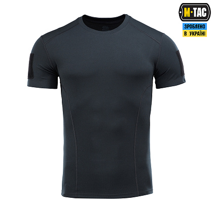 M-Tac футболка потоотводящая Athletic Velcro Dark Navy Blue– Милитарист - фото 2