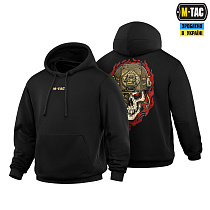 M-Tac кофта Hoodie Worn to the bone Oversize Hard Black– Милитарист