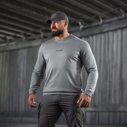 M-Tac світшот Born by Revolution Light Grey– Мілітарист - зображення 8