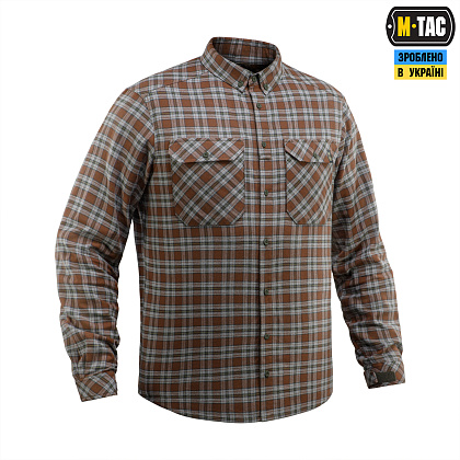 M-Tac сорочка Lumberjack Cotton Shirt Brown/Grey– Мілітарист - зображення 3