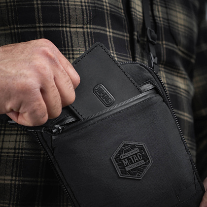 M-Tac сумка Pocket Bag Hardsling Lite-C Elite Black– Мілітарист - зображення 30