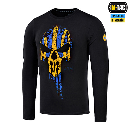 M-Tac футболка Месник длинный рукав Black/Yellow/Blue– Милитарист - фото 1