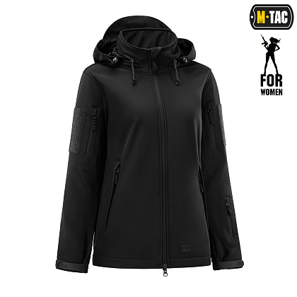 M-Tac куртка Soft Shell Lady Black– Мілітарист - зображення 3