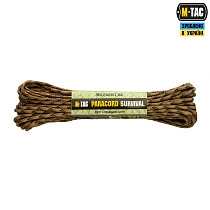 M-Tac паракорд Survival Field Camo 15м– Мілітарист