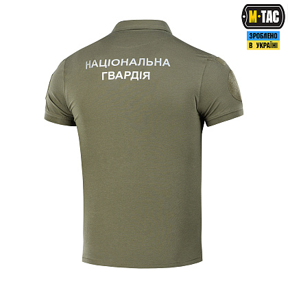 M-Tac поло НГУ со светоотражающей надписью 65/35 Army Olive– Милитарист - фото 4