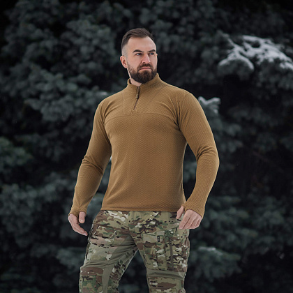 M-Tac термосорочка фліс Delta Level 2 Hex Coyote– Мілітарист - зображення 9