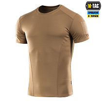 M-Tac футболка потовідвідна Athletic Velcro Coyote Brown– Мілітарист
