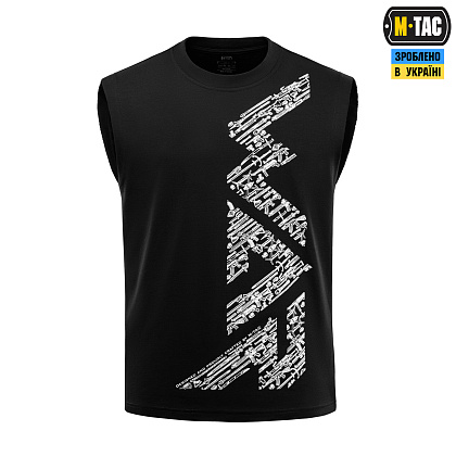 M-Tac футболка безрукавка WAR Cotton Hard Black– Мілітарист - зображення 2