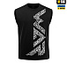 M-Tac футболка безрукавка WAR Cotton Hard Black– Мілітарист - мініатюра 2