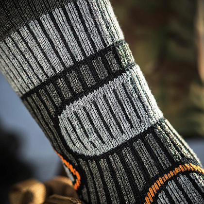 M-Tac шкарпетки Polar Merino 40% Black– Мілітарист - зображення 17