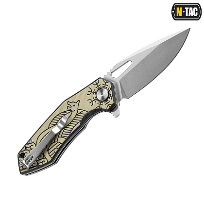 M-Tac ніж складний Type 12 Scandinavian Black/Sand– Мілітарист - зображення 3