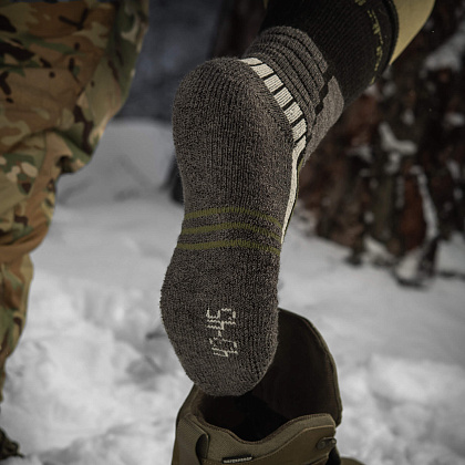 M-Tac шкарпетки Merino Trekking Olive– Милитарист - фото 14