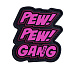Sho_patch шеврон Pew Pew (pink)– Мілітарист - мініатюра 1