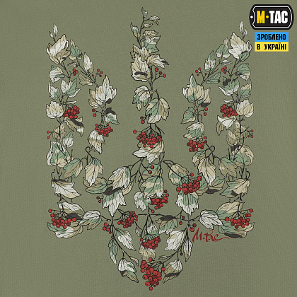 M-Tac футболка Тризуб калина camo Light Olive– Мілітарист - зображення 6