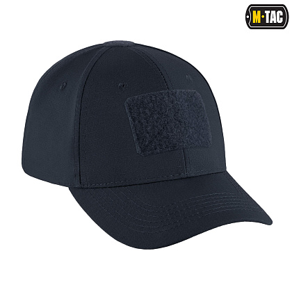 M-Tac бейсболка з липучкою Flex ріп-стоп Dark Navy Blue– Мілітарист - зображення 5