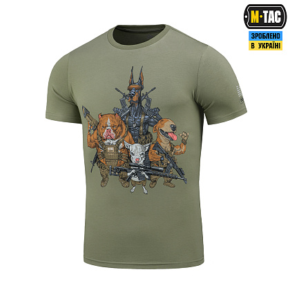 M-Tac футболка Rex team Light Olive– Мілітарист - зображення 2